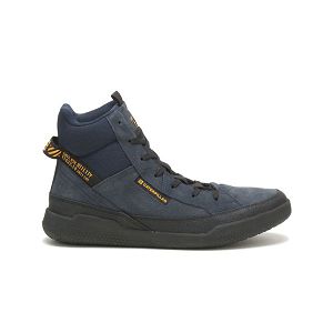 Caterpillar CODE Hex Hi Utility Joggesko Dame Marineblå | NO-135604UGW