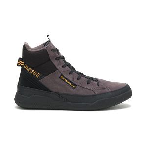 Caterpillar CODE Hex Hi Utility Soft Toe Shoes Herre Greyblack | NO-012576ZJE