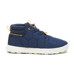 Caterpillar CODE Scout Mid Joggesko Dame Blå Hvite | NO-126490QLF