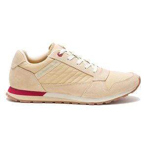 Caterpillar CODE Ventura Joggesko Herre Beige Rød | NO-215784WTP