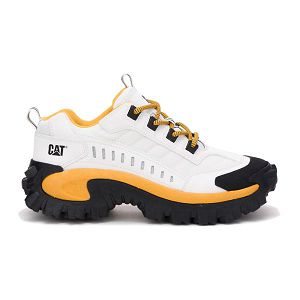 Caterpillar Intruder Soft Toe Shoes Dame Hvite Gul | NO-573206UYD