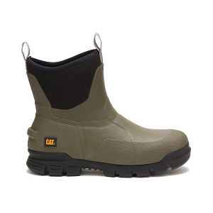 Caterpillar Stormers 6" Pull-Ons Boots Dame Olivengrønne Grønn | NO-254093HMJ