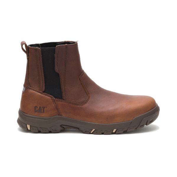 Caterpillar Abbey Steel Pull-Ons Boots Dame Brune | NO-395148ZJF