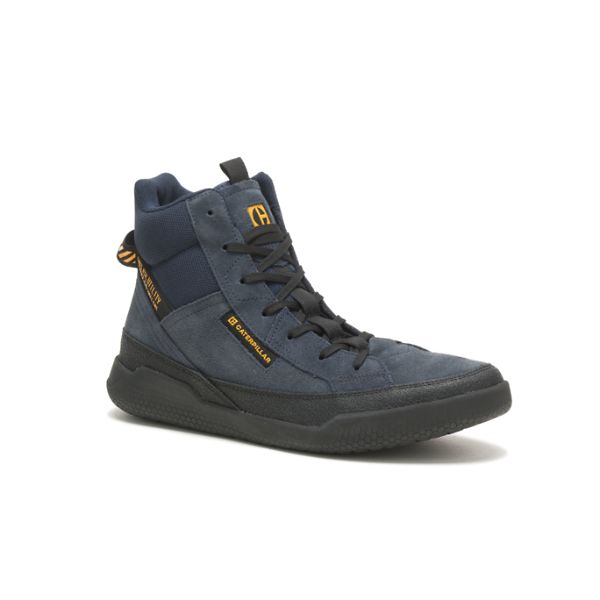 Caterpillar CODE Hex Hi Utility Joggesko Dame Marineblå | NO-135604UGW