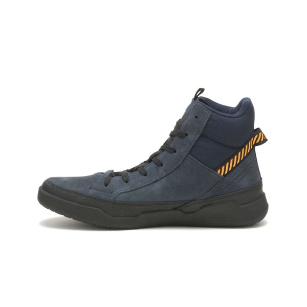 Caterpillar CODE Hex Hi Utility Joggesko Dame Marineblå | NO-135604UGW