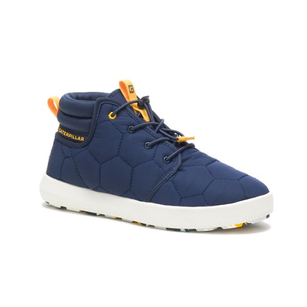 Caterpillar CODE Scout Mid Joggesko Dame Blå Hvite | NO-126490QLF