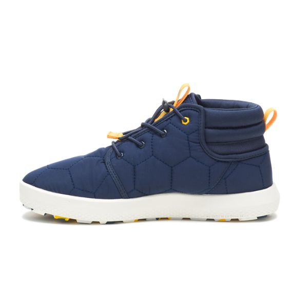 Caterpillar CODE Scout Mid Joggesko Dame Blå Hvite | NO-126490QLF