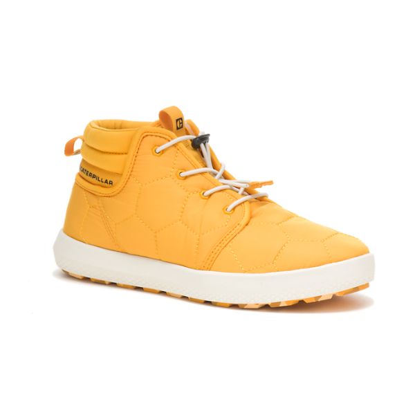 Caterpillar CODE Scout Mid Joggesko Herre Gul Hvite | NO-917823ODY