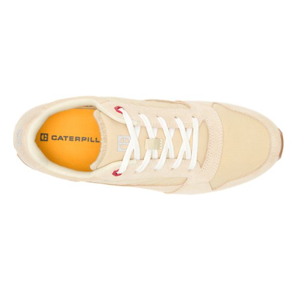 Caterpillar CODE Ventura Joggesko Herre Beige Rød | NO-215784WTP