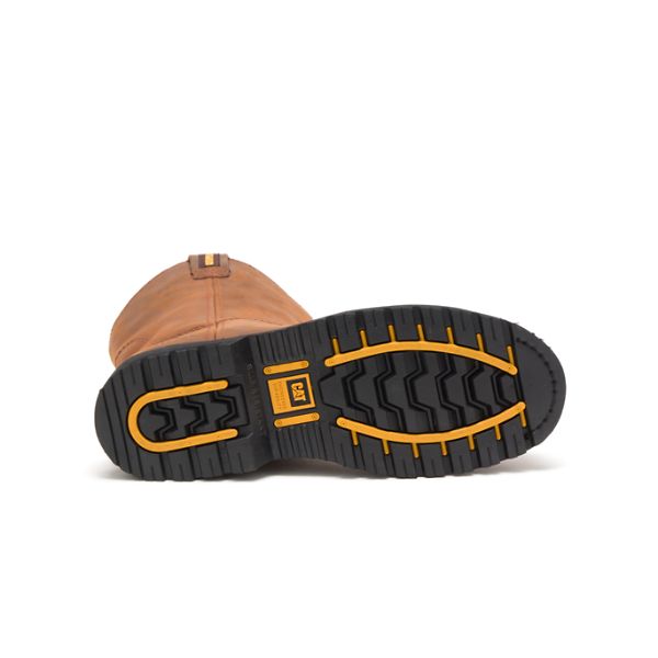 Caterpillar Edgework Steel Pull-Ons Boots Herre Brune | NO-142835TAU