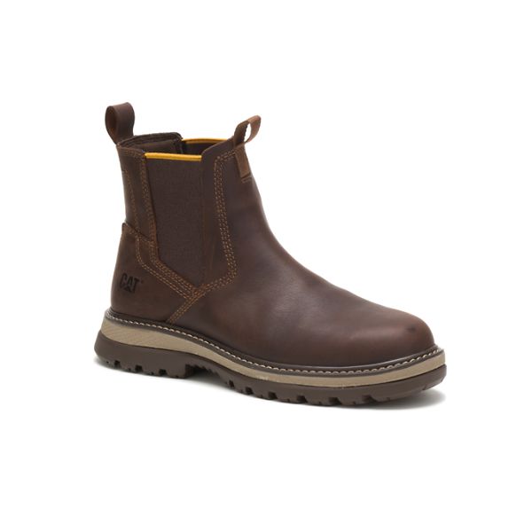 Caterpillar Fairbanks Chelsea Soft Toe Boots Herre Brune | NO-953418VEH