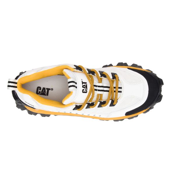 Caterpillar Intruder Joggesko Dame Hvite Gul | NO-813465YKZ