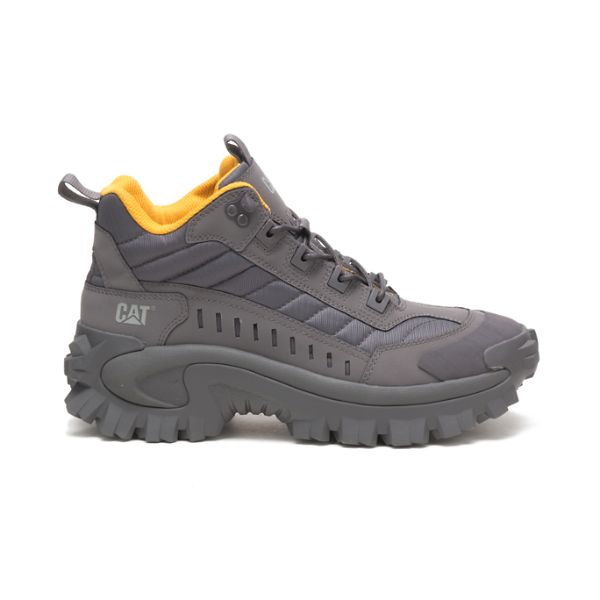 Caterpillar Intruder Mid Soft Toe Shoes Dame Grå Hvite | NO-073452NGT