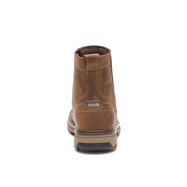 Caterpillar Pelton Steel Pull-Ons Boots Herre Brune | NO-695278XUM