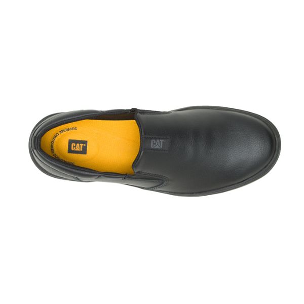 Caterpillar ProRush SR Slip-On Soft Toe Shoes Herre Svarte | NO-170934YXT