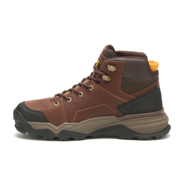 Caterpillar Provoke Mid Vanntette Soft Toe Boots Herre Brune | NO-903841LSA