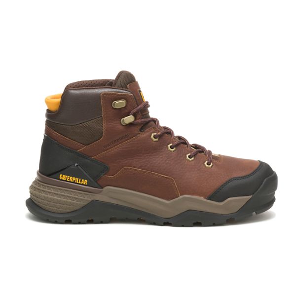 Caterpillar Provoke Mid Vanntette Soft Toe Boots Herre Brune | NO-903841LSA