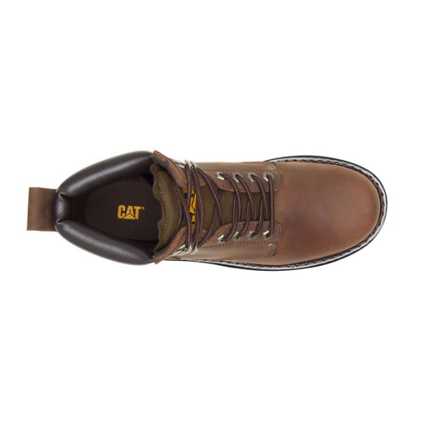 Caterpillar Second Shift Soft Toe Boots Herre Mørke Brune | NO-413209JPN