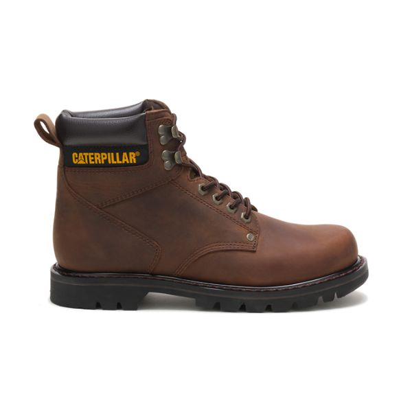 Caterpillar Second Shift Soft Toe Boots Herre Mørke Brune | NO-413209JPN