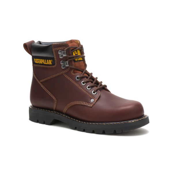 Caterpillar Second Shift Soft Toe Boots Herre Brune | NO-532761ZRB