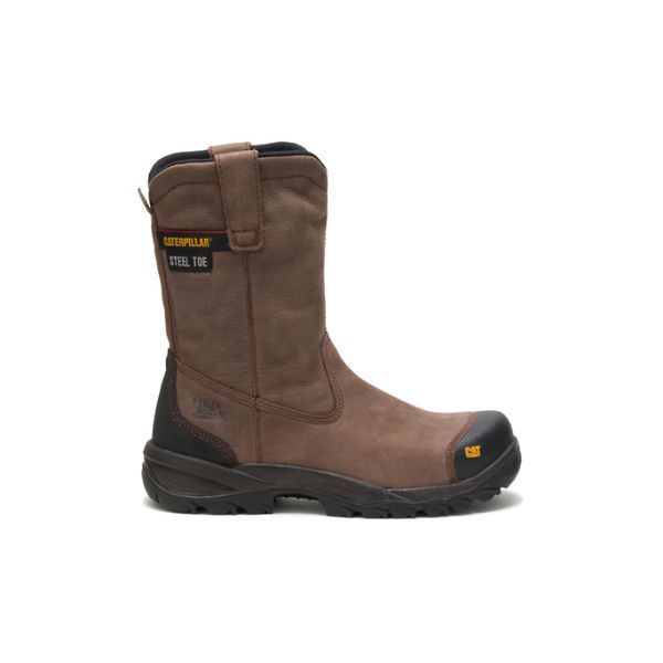 Caterpillar Spur Steel Pull-Ons Boots Herre Brune | NO-697214WOY