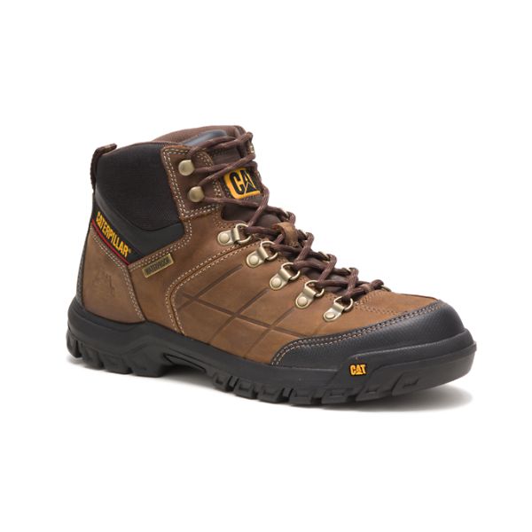 Caterpillar Threshold Vanntette Soft Toe Boots Herre Brune | NO-315492IDK